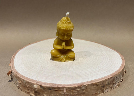 Handmade Buddha Beeswax Candle