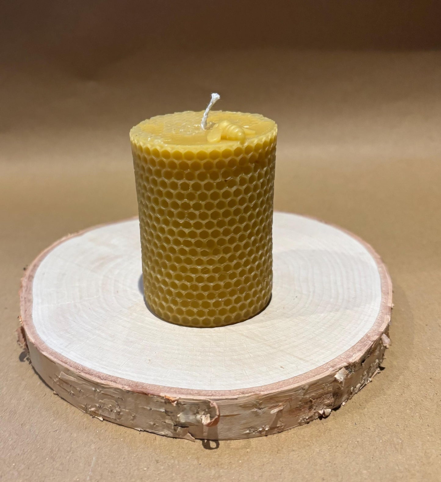 Handmade Beeswax Pillar Candle Set (3 Pillar Candles)