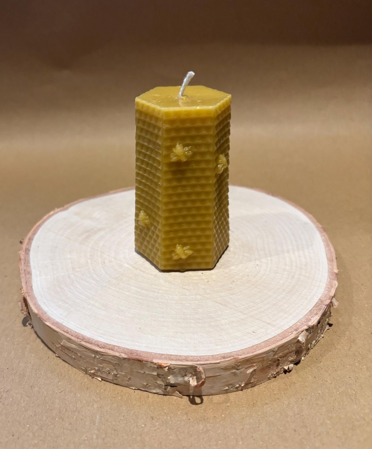 Handmade Beeswax Pillar Candle Set (3 Pillar Candles)