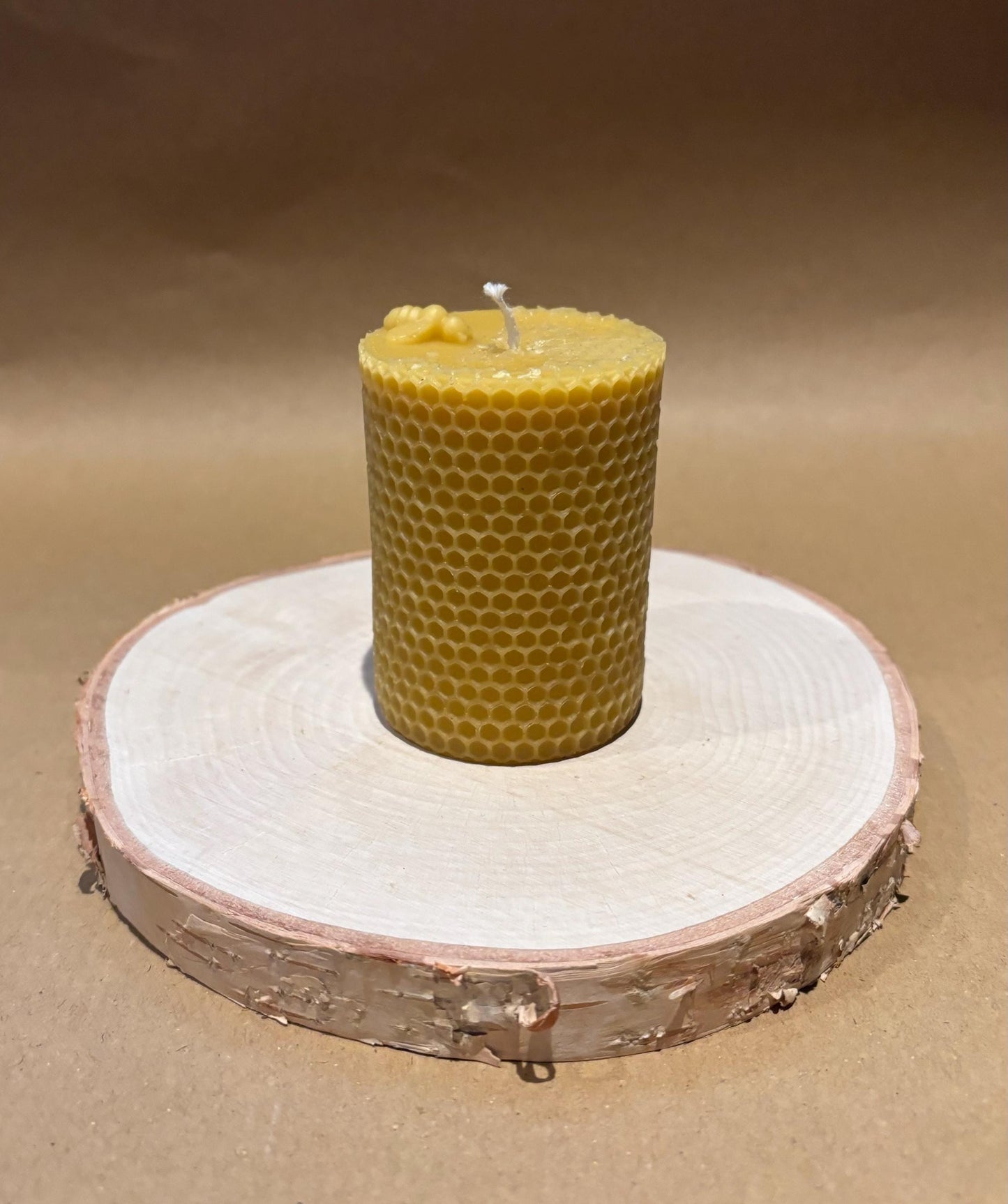 Handmade Beeswax Pillar Candle Set (3 Pillar Candles)
