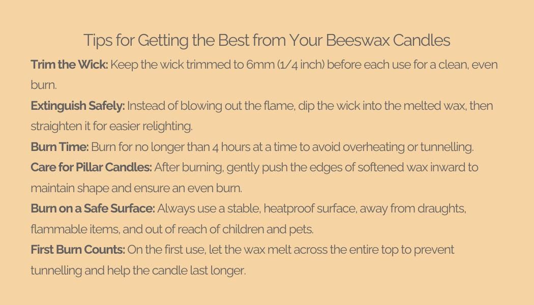 Handmade Beehive Beeswax Candle