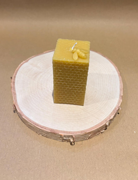 Handmade Beeswax Pillar Candle Set (3 Pillar Candles)