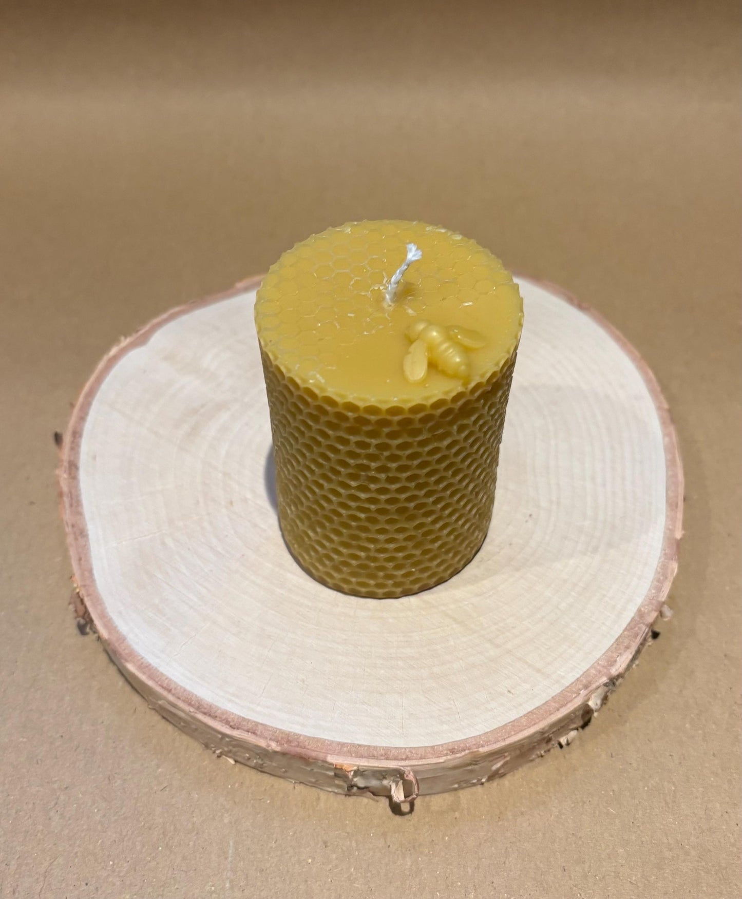 Handmade Beeswax Pillar Candle Set (3 Pillar Candles)