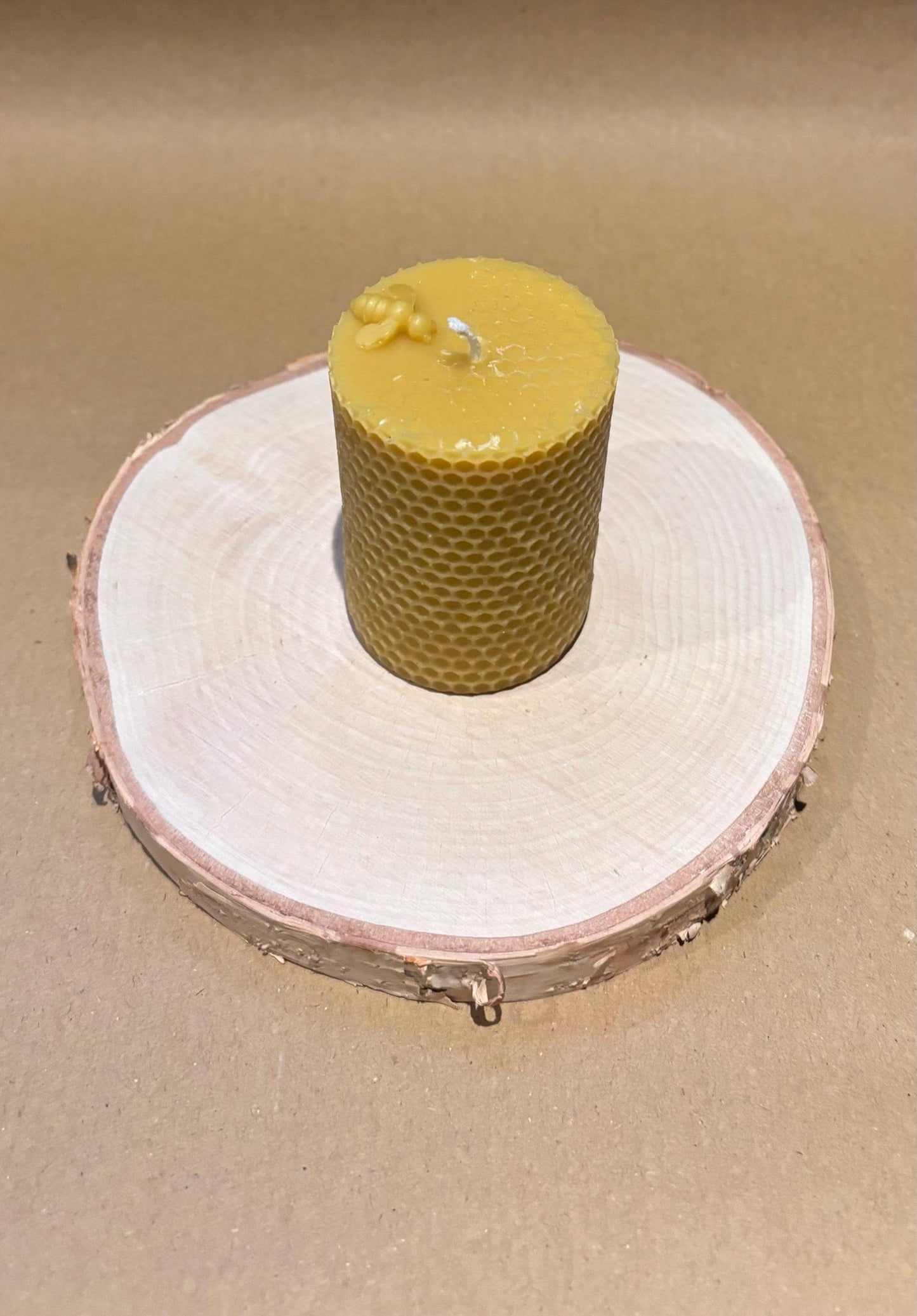 Handmade Beeswax Pillar Candle Set (3 Pillar Candles)