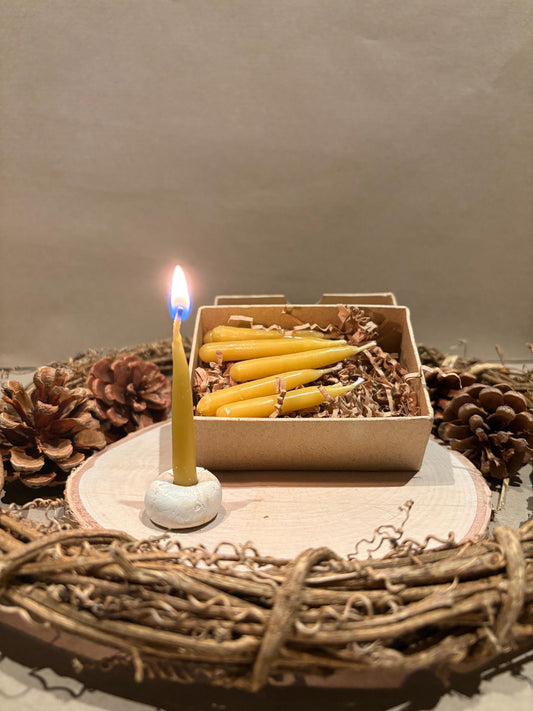 100% Beeswax 20minute Meditation Candles