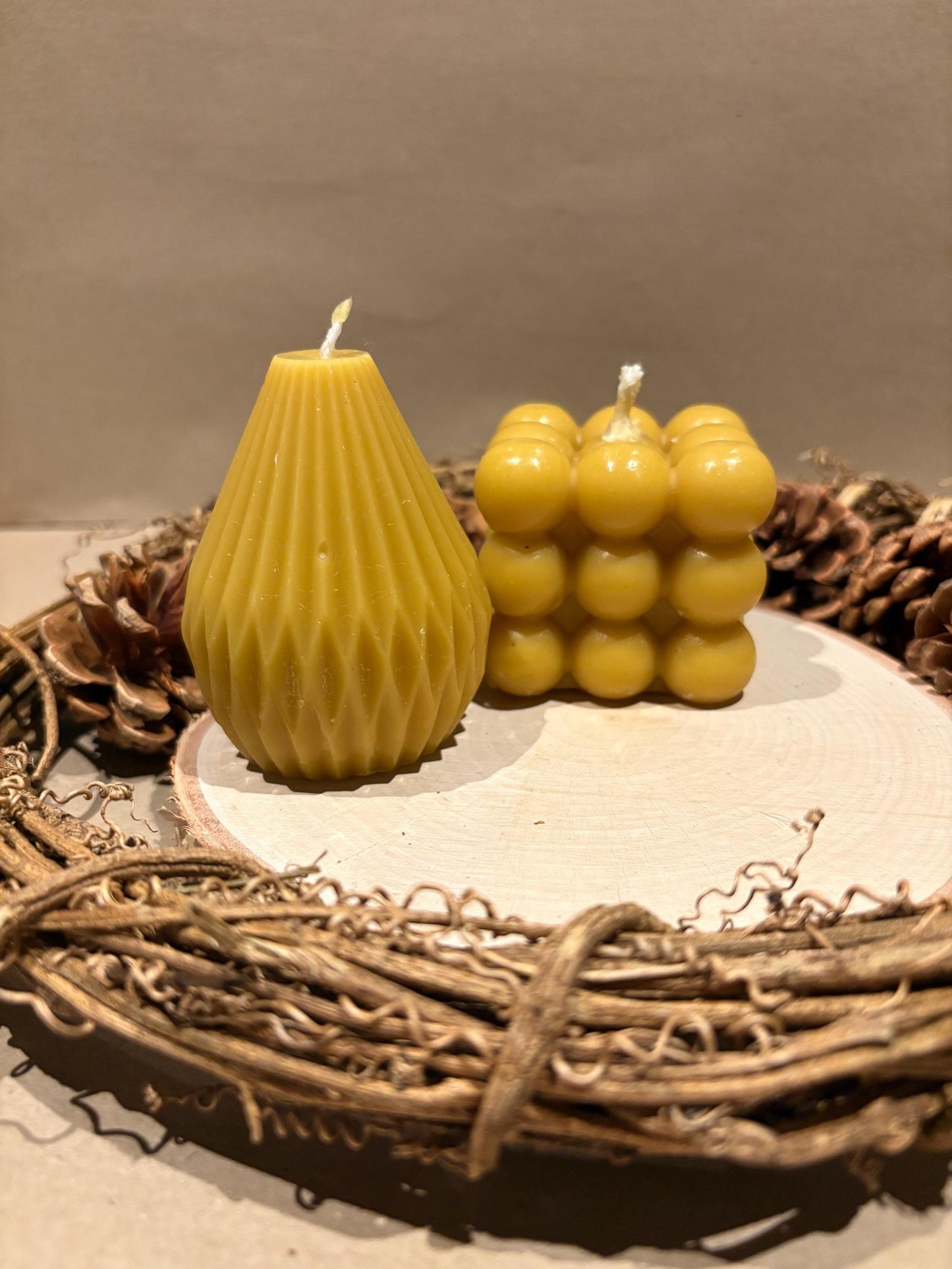 100% Pure Beeswax Candle Bundle