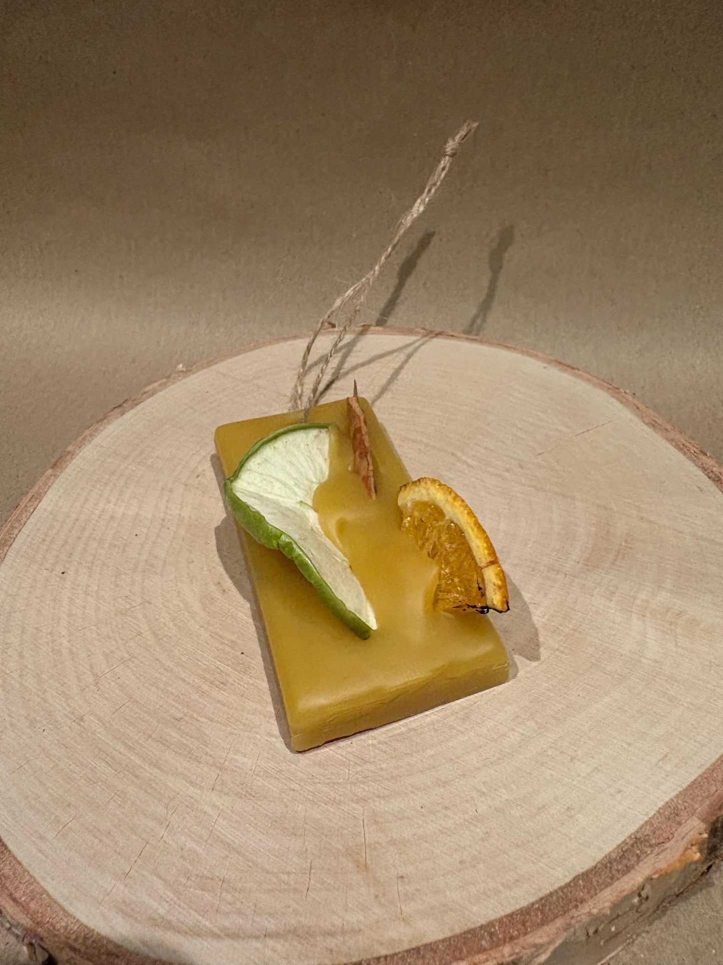 Handcrafted Beeswax Air Fresheners (Pack of 2) | Natural Scents Festive Decor | Perfect for Wardrobes & Small Spaces