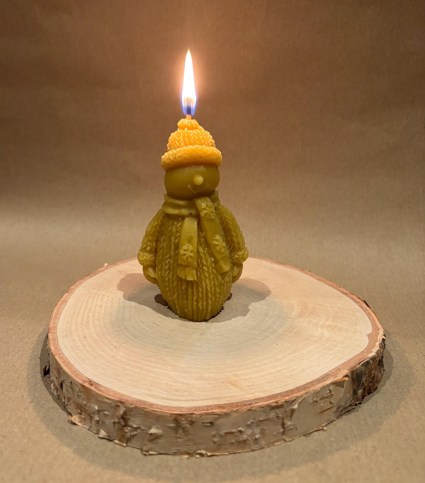 Handcrafted 100% Beeswax Christmas Candle Bundle