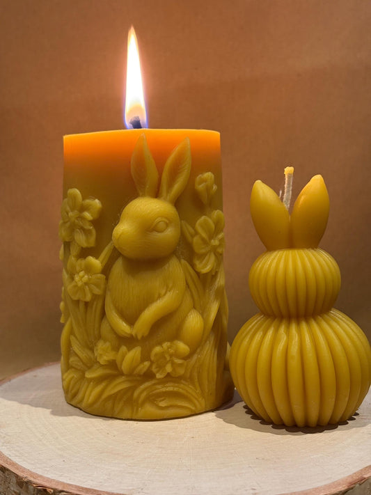 Easter Beeswax Candle Bundle – A Variety of Springtime Charm