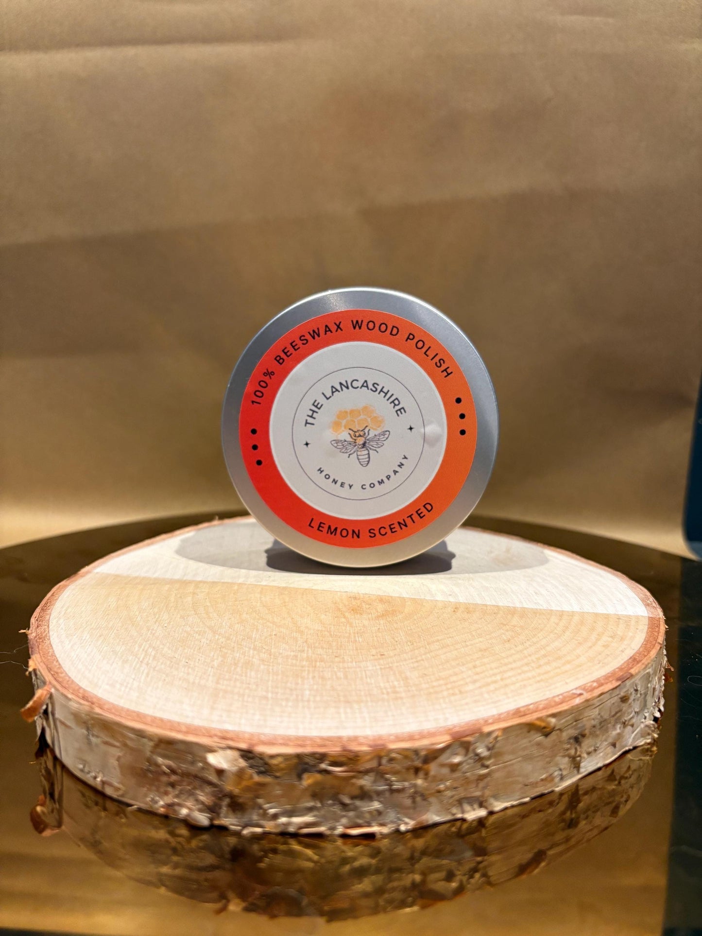 Natural Beeswax Wood Wax - 120g