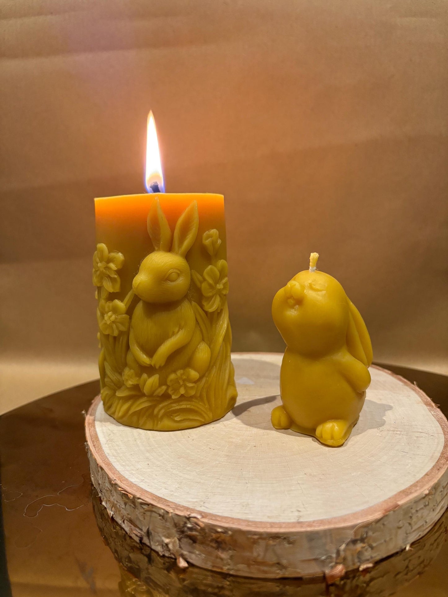 Easter Beeswax Candle Bundle – A Variety of Springtime Charm