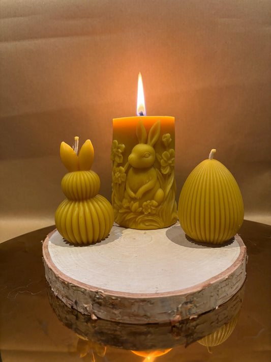 Easter Candle Sets 100% Beeswax– Choose Your Favorite Bundle