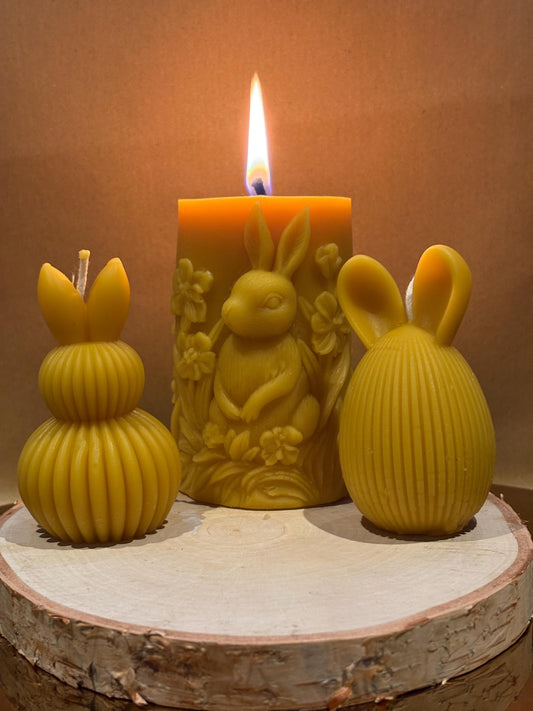 Easter Candle Sets 100% Beeswax– Choose Your Favorite Bundle