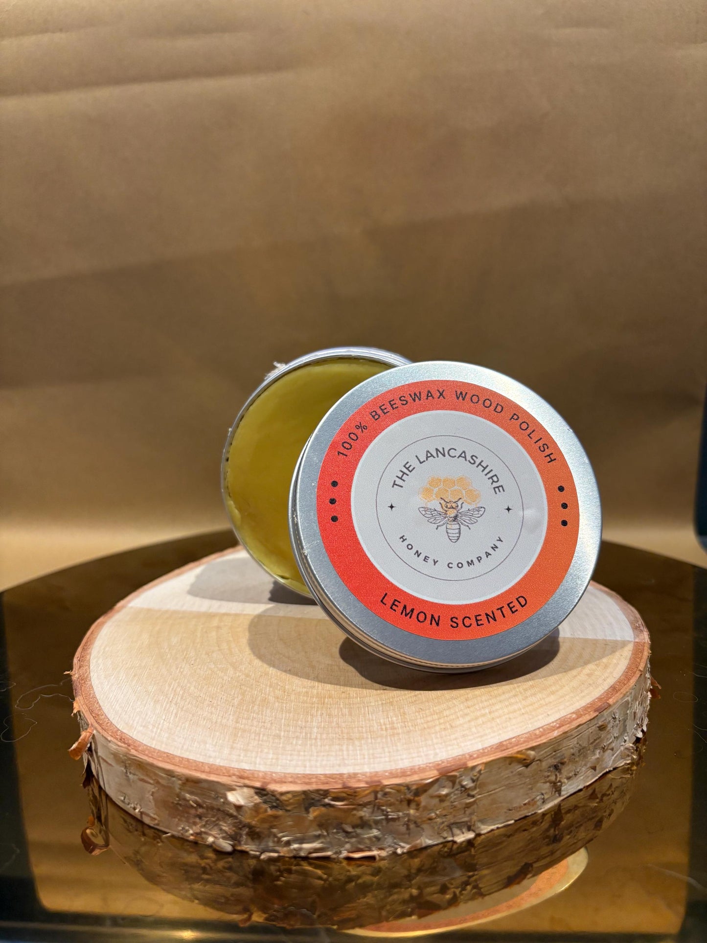 Natural Beeswax Wood Wax - 120g