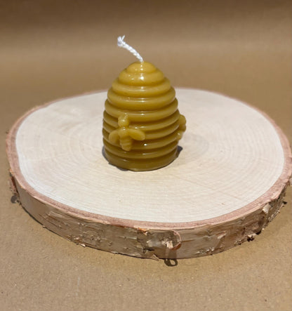 Handmade 100% Beeswax melt and Beehive candle | Beeswax melt and Skep