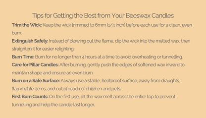 Handmade Beehive Beeswax Candle