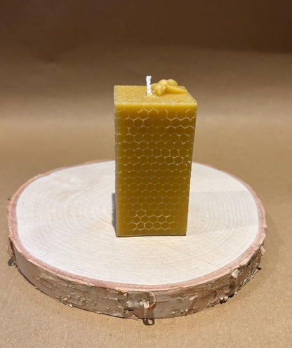 Handmade Beeswax Pillar Candle Set (3 Pillar Candles)