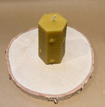 Handmade Beeswax Pillar Candle Set (3 Pillar Candles)