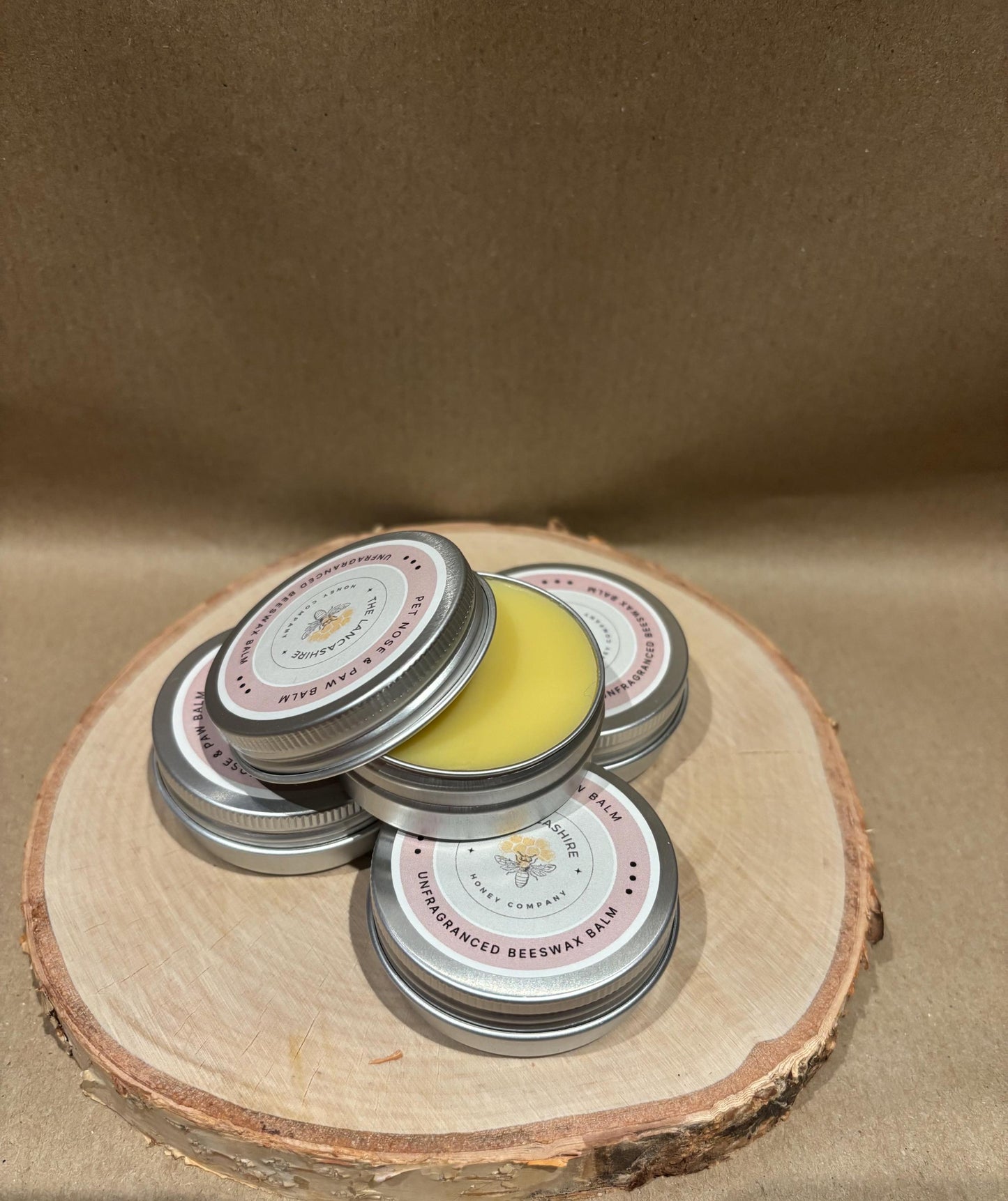 All-Natural Beeswax Dog Paw and Nose Balm - Travel-Size Relief & Protection
